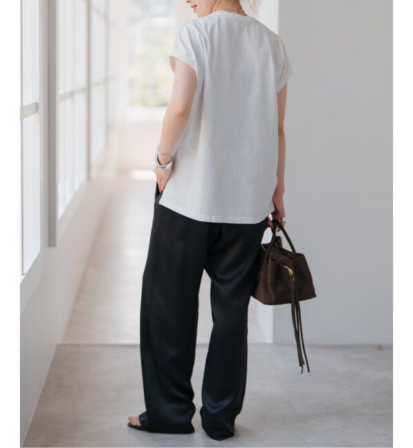 Spick and Span「ワッシャーサテンイージーパンツ」|その他|