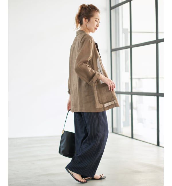 Spick and Span「《追加》ラミーミックスシアージャケット」|テーラードジャケット|