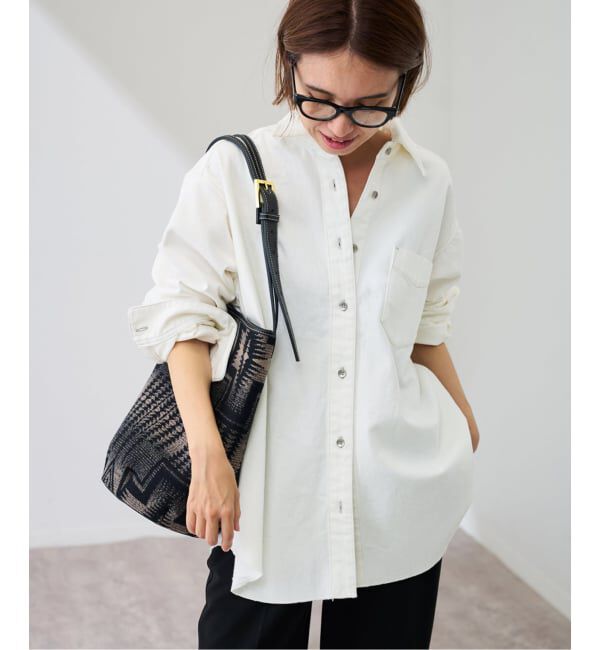 FRAMeWORK「≪追加≫denimシャツ」|シャツ・ブラウス|ホワイト