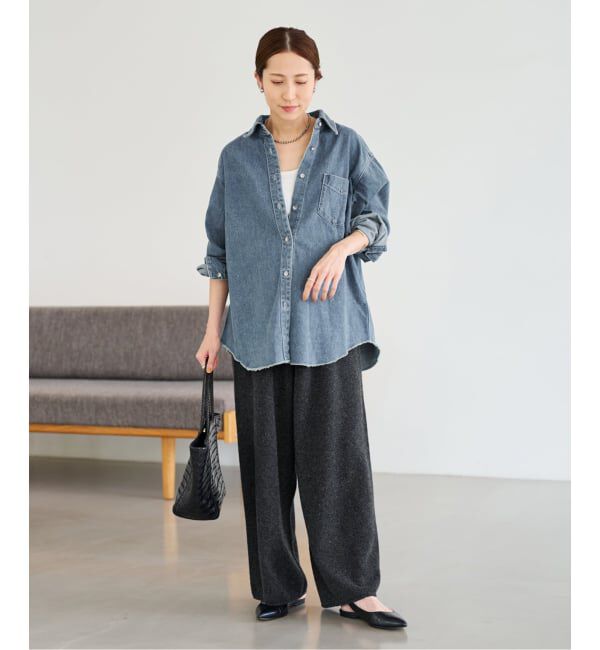 FRAMeWORK「≪追加≫denimシャツ」|シャツ・ブラウス|
