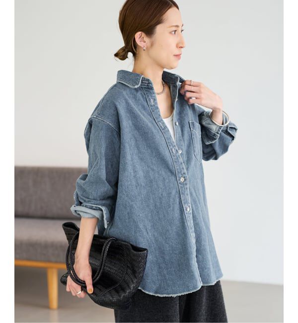 FRAMeWORK「≪追加≫denimシャツ」|シャツ・ブラウス|