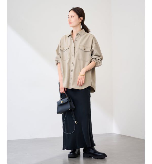 FRAMeWORK「CHINO SLOUCHY シャツ」|シャツ・ブラウス|