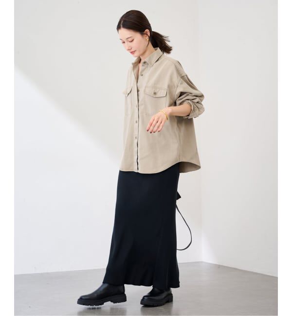 FRAMeWORK「CHINO SLOUCHY シャツ」|シャツ・ブラウス|