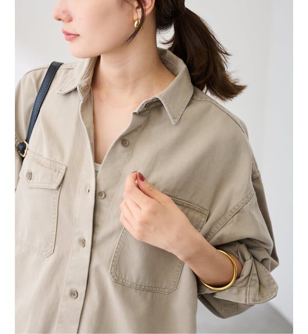 FRAMeWORK「CHINO SLOUCHY シャツ」|シャツ・ブラウス|