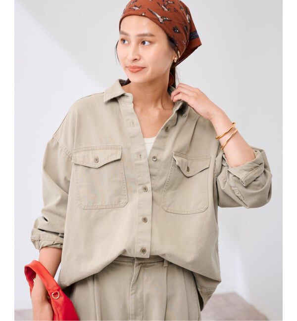 FRAMeWORK「CHINO SLOUCHY シャツ」|シャツ・ブラウス|