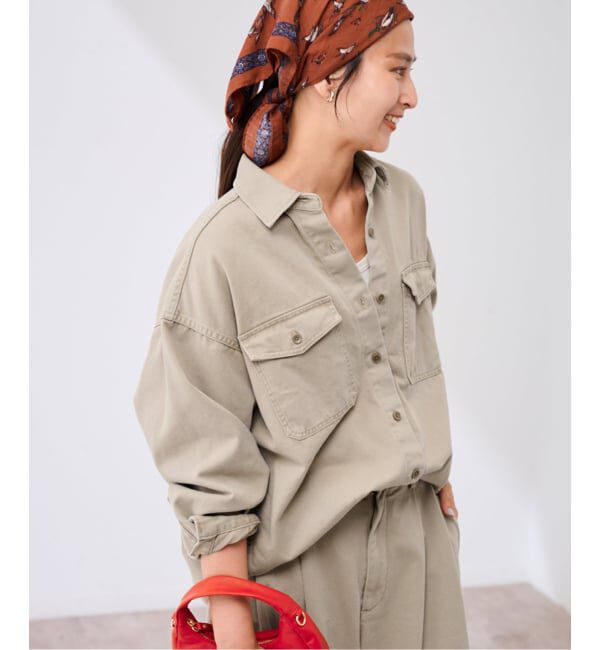 FRAMeWORK「CHINO SLOUCHY シャツ」|シャツ・ブラウス|