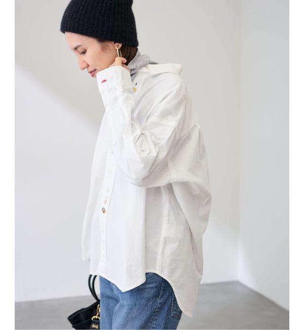 FRAMeWORK「コンビネーションボタンレギュラーシャツ」|シャツ・ブラウス|