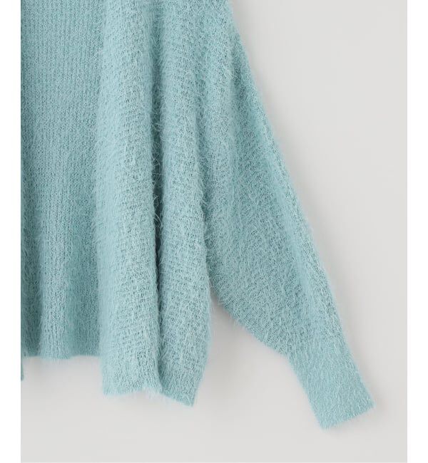 NOBLE「ラティスシャギーラフカーディガン」|カーディガン|