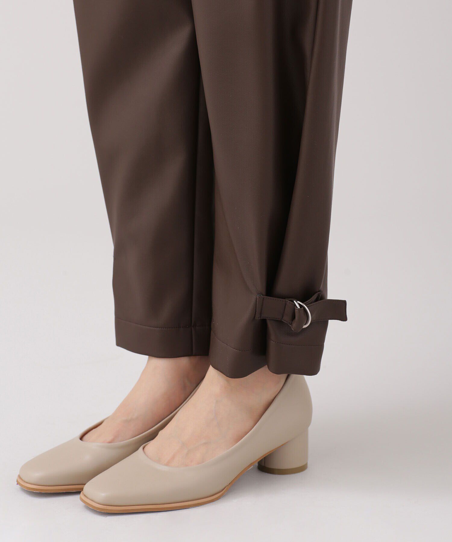 nano･universe「ヴィーガンレザー パンツ（セットアップ可）」|その他|