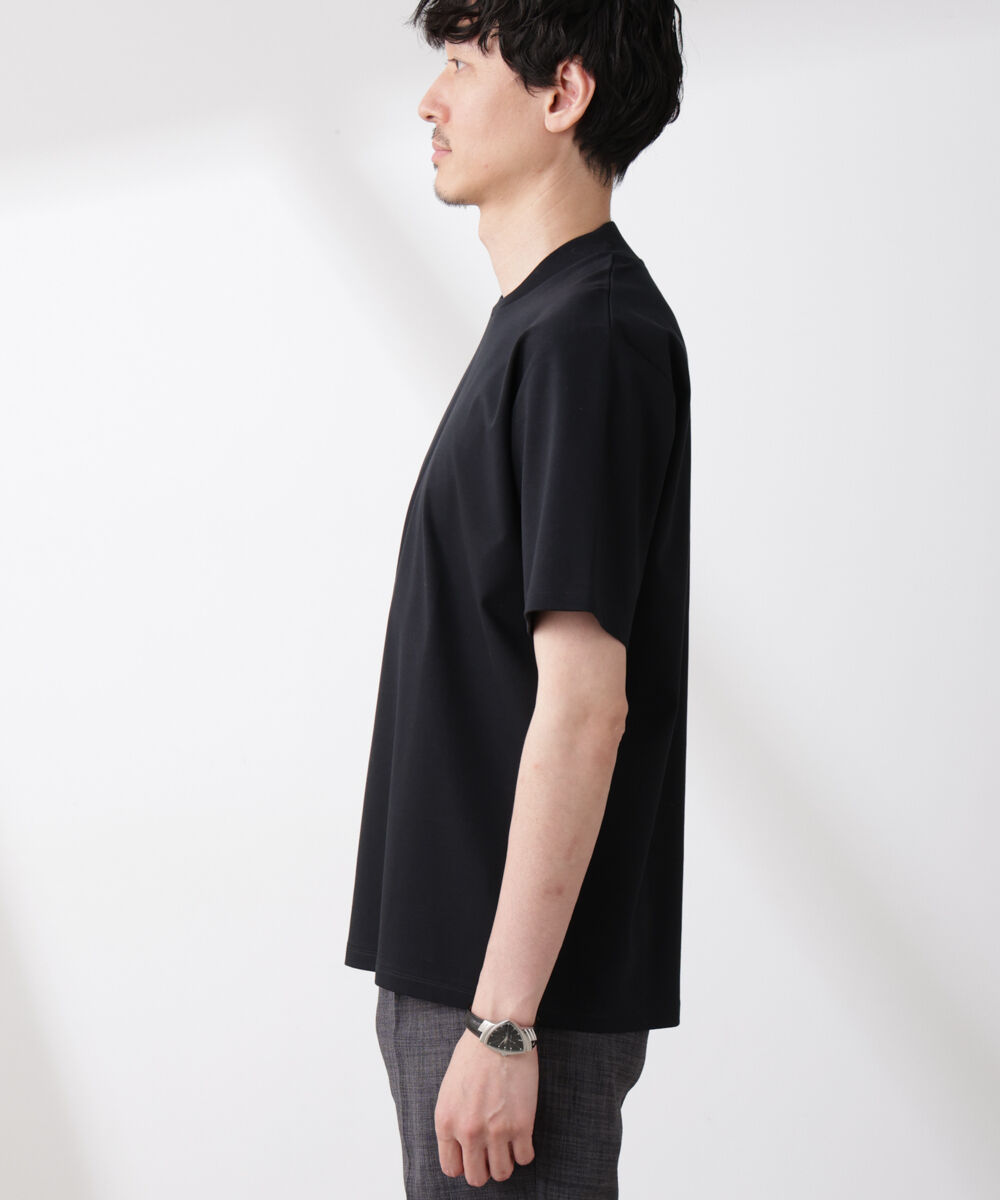 nano･universe「ジャケT(R) プレミアム クルーネック 半袖」|Tシャツ・カットソー|