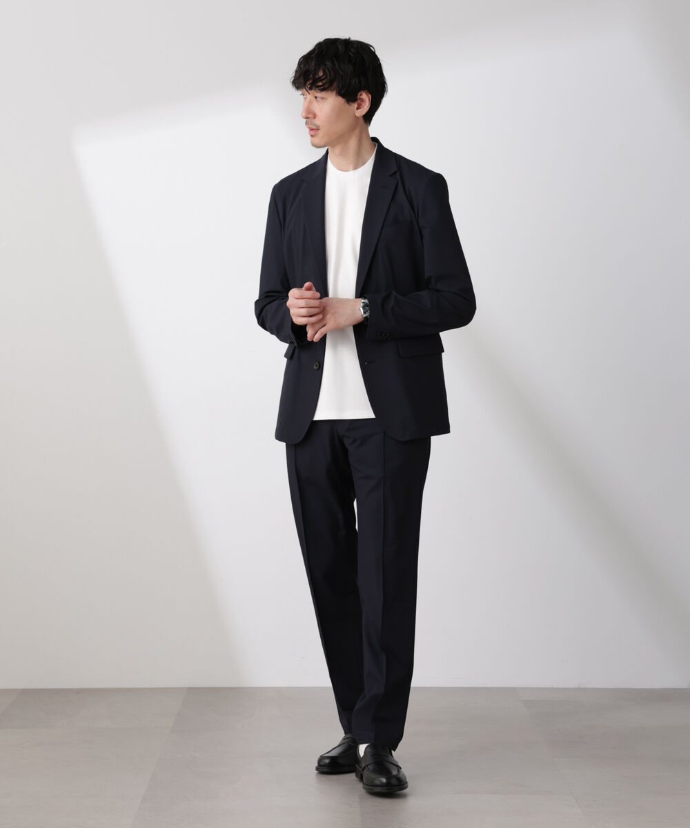 nano･universe「ジャケT(R) プレミアム クルーネック 半袖」|Tシャツ・カットソー|