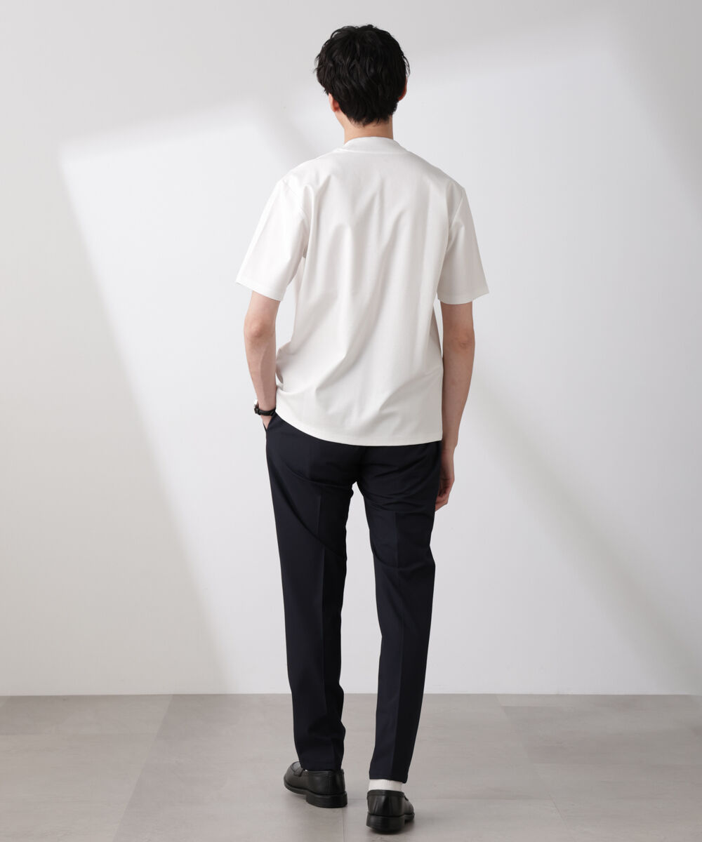 nano･universe「ジャケT(R) プレミアム クルーネック 半袖」|Tシャツ・カットソー|