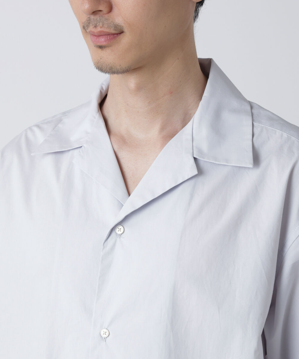 nano･universe「「大人のワイドシャツ」オープンカラー 半袖」|シャツ・ブラウス|