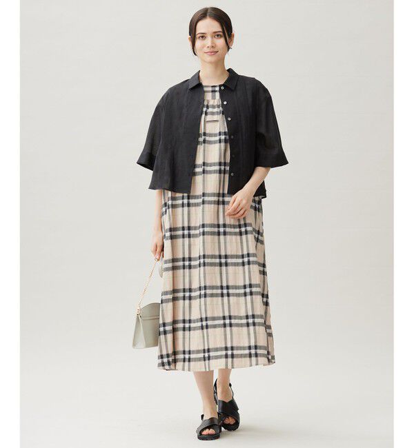 自由区「シアーラミーローンクロップド丈 ブラウス」|シャツ・ブラウス|