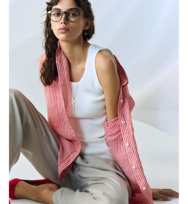 23区「コットンリブ タンクトップ」|タンクトップ|