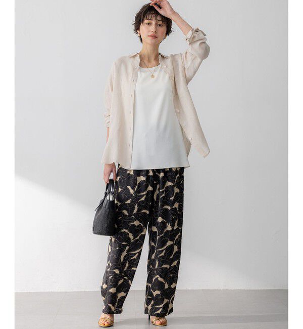 23区「LIBECO ベーシック シャツ」|シャツ・ブラウス|