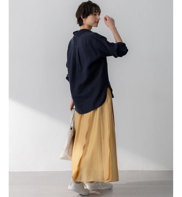 23区「LIBECO ベーシック シャツ」|シャツ・ブラウス|