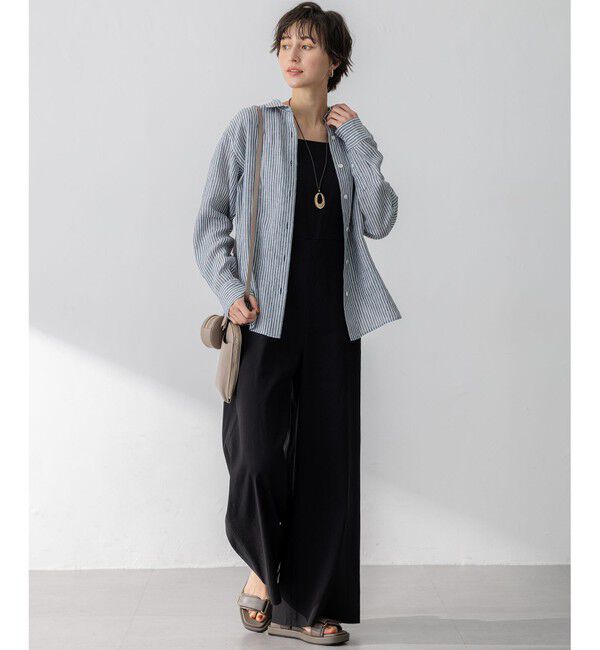 23区「LIBECO ベーシック シャツ」|シャツ・ブラウス|