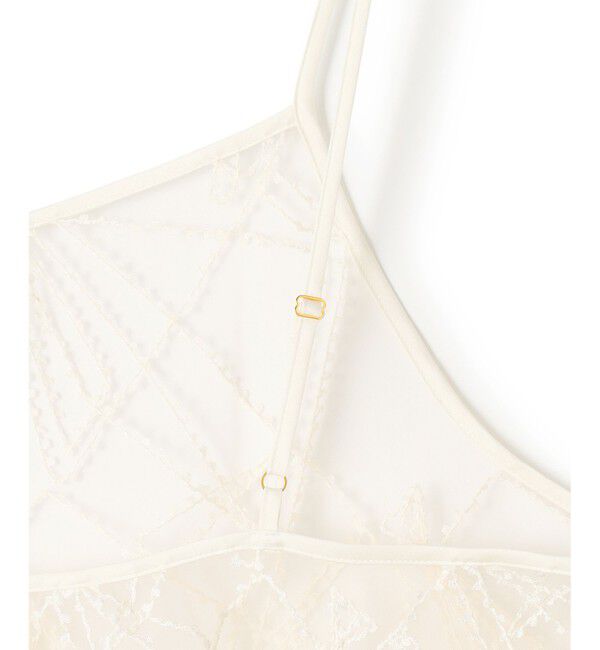 23区「刺繍レース キャミソール」|キャミソール|