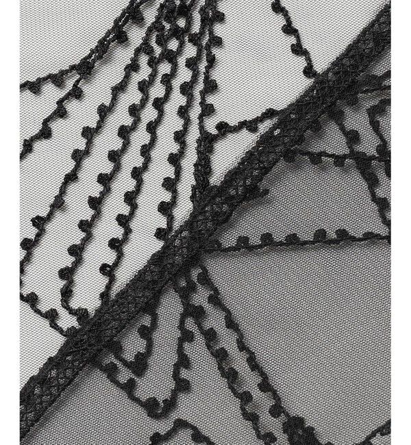 23区「刺繍レース キャミソールワンピース」|ワンピース|