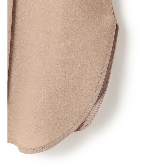 BEIGE,「【洗える】STOW / フロントタックブラウス」|シャツ・ブラウス|