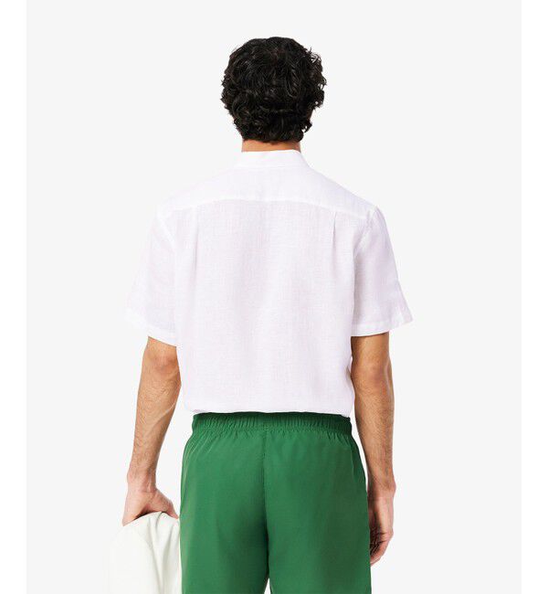 LACOSTE「リネンボタンダウンシャツ」|シャツ・ブラウス|