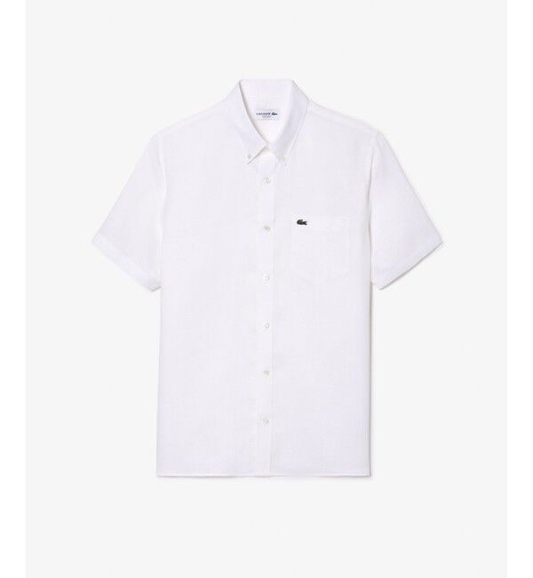 LACOSTE「リネンボタンダウンシャツ」|シャツ・ブラウス|
