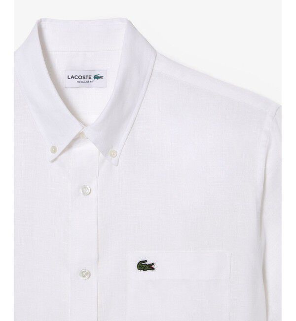 LACOSTE「リネンボタンダウンシャツ」|シャツ・ブラウス|