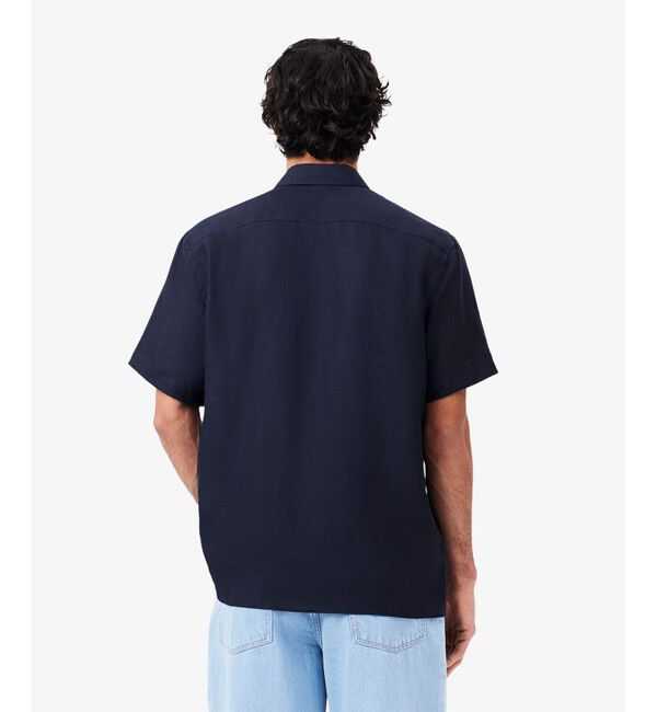 LACOSTE「リネンボタンダウンシャツ」|シャツ・ブラウス|