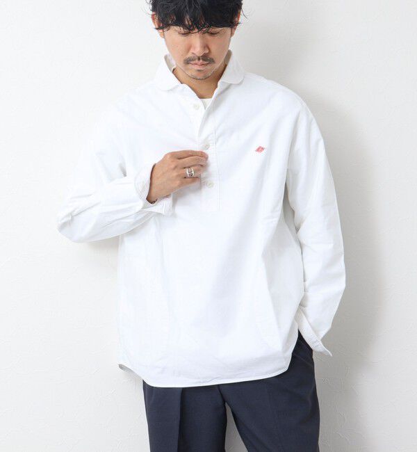 NOLLEY'S goodman「【DANTON/ダントン】ROUND COLLAR P.O SHIRT LS 25SS」|シャツ・ブラウス|