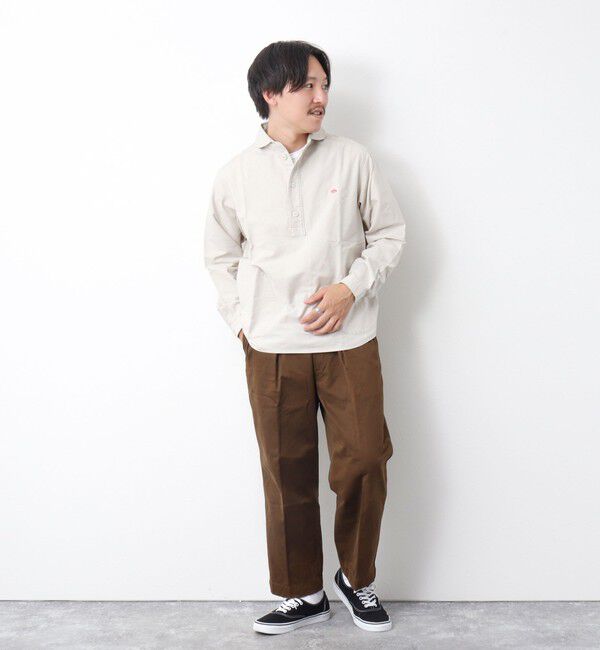 NOLLEY'S goodman「【DANTON/ダントン】ROUND COLLAR P.O SHIRT LS 25SS」|シャツ・ブラウス|