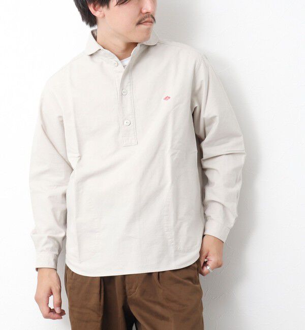 NOLLEY'S goodman「【DANTON/ダントン】ROUND COLLAR P.O SHIRT LS 25SS」|シャツ・ブラウス|