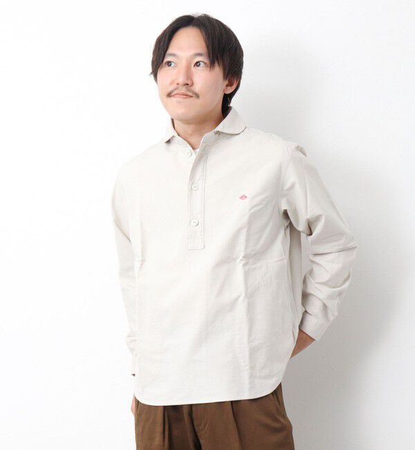 NOLLEY'S goodman「【DANTON/ダントン】ROUND COLLAR P.O SHIRT LS 25SS」|シャツ・ブラウス|