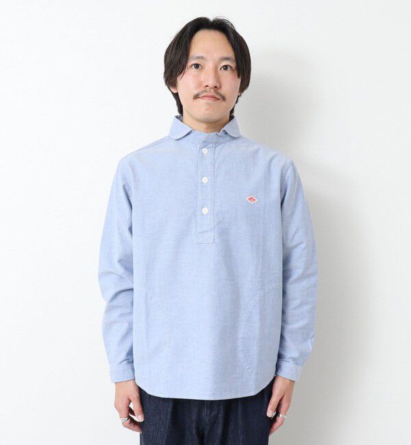 NOLLEY'S goodman「【DANTON/ダントン】ROUND COLLAR P.O SHIRT LS 25SS」|シャツ・ブラウス|
