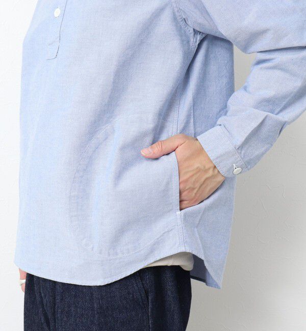 NOLLEY'S goodman「【DANTON/ダントン】ROUND COLLAR P.O SHIRT LS 25SS」|シャツ・ブラウス|