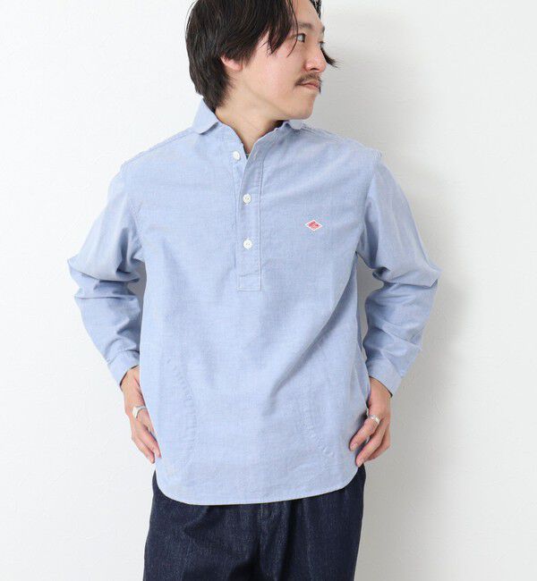 NOLLEY'S goodman「【DANTON/ダントン】ROUND COLLAR P.O SHIRT LS 25SS」|シャツ・ブラウス|