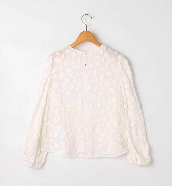 NOLLEY'S「【KIRYU】ウォッシャブル花柄ジャガードブラウス」|シャツ・ブラウス|