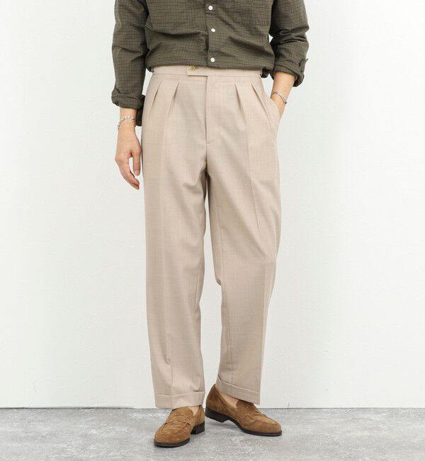 NOLLEY'S goodman「ウォッシャブルウールワイドスラックス 26SS」|スラックス|