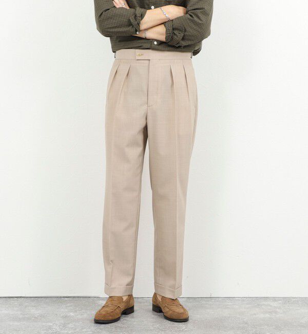 NOLLEY'S goodman「ウォッシャブルウールワイドスラックス 26SS」|スラックス|