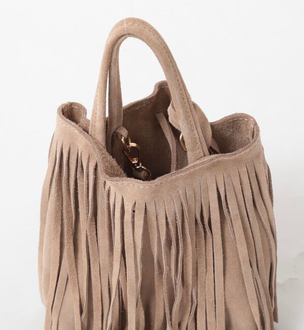 NOLLEY'S「【AULENTTI/ オーレンティ】スエードフリンジバッグ」|ショルダー・メッセンジャー|