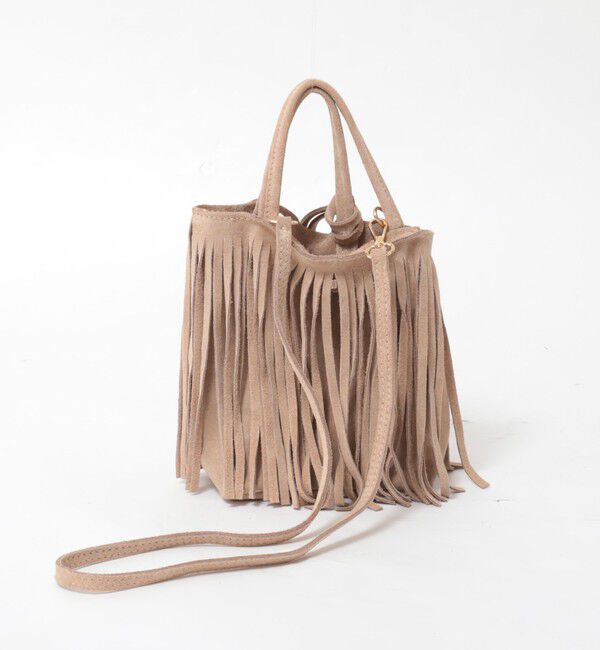 NOLLEY'S「【AULENTTI/ オーレンティ】スエードフリンジバッグ」|ショルダー・メッセンジャー|