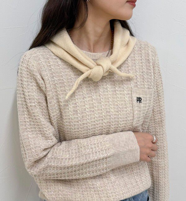 fredy emue「ニットバブーシュカ」|バンダナ・スカーフ|キナリ