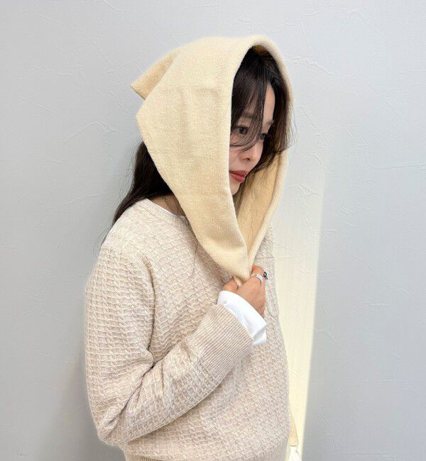 fredy emue「ニットバブーシュカ」|バンダナ・スカーフ|