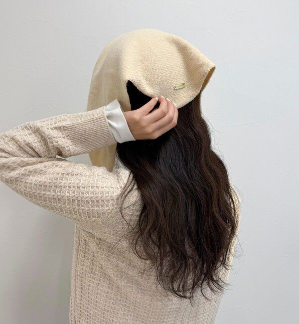 fredy emue「ニットバブーシュカ」|バンダナ・スカーフ|