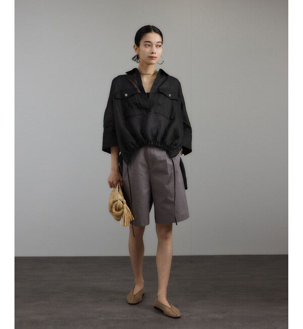 SALON adam et rope'「シアーリネンスキッパードルマンシャツ」|シャツ・ブラウス|