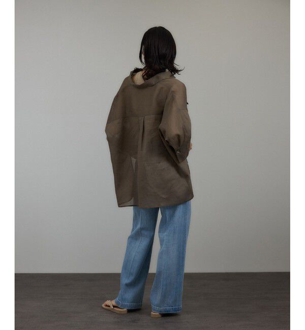 SALON adam et rope'「シアーリネンスキッパードルマンシャツ」|シャツ・ブラウス|