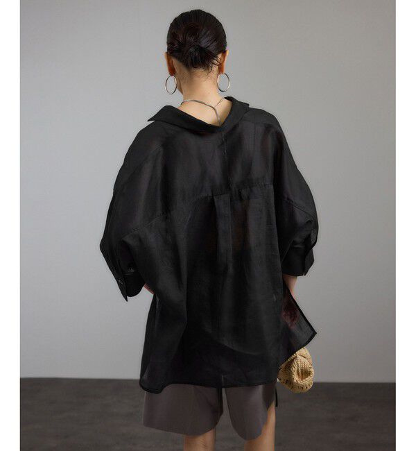 SALON adam et rope'「シアーリネンスキッパードルマンシャツ」|シャツ・ブラウス|