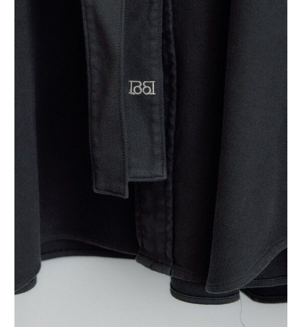 SALON adam et rope'「【BOWTE（バウト）】FINE COUNT COTTON PIECE DYE ボウタイシャツ」|シャツ・ブラウス|