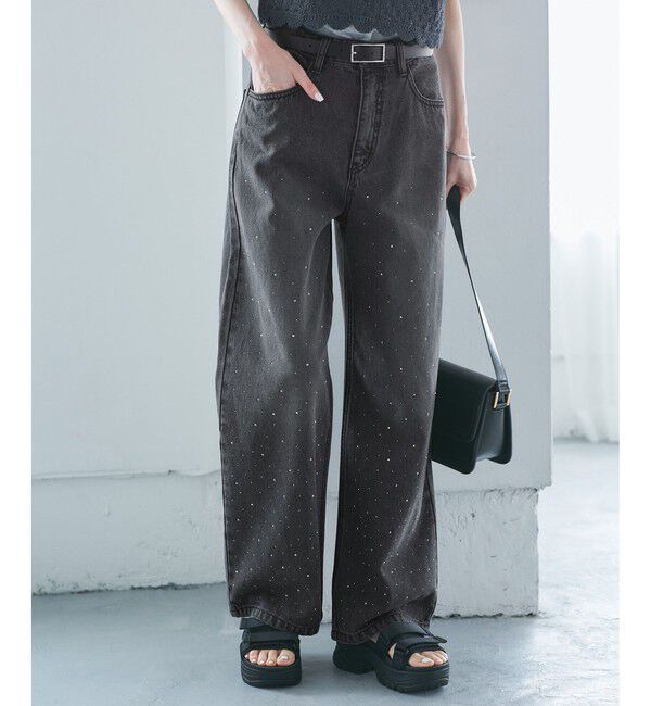 Rope&rsquo;Picnic「キラキラビジューデニム」|デニム|