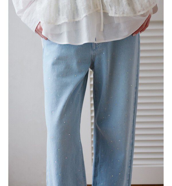 Rope&rsquo;Picnic「キラキラビジューデニム」|デニム|